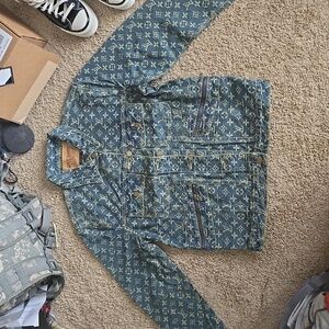 LOUIS VUITTON "H🔥T item" Virgil Abloh Pharrell Williams Workwear denim jacket S